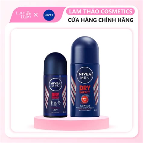 L N Kh M I Cho Nam Kh Tho Ng Nivea Men H Dry Impact Plus Shopee