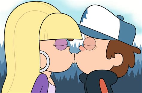 Dipper S First Kiss By Greatlucario Deviantart On Deviantart