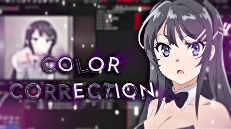 Color Correction Amv After Effects Youtube