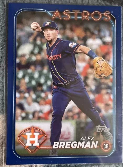 Topps Series Alex Bregman Bleu Royal Parall Le Houston