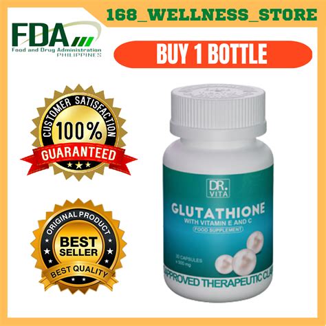 Authentic Dr Vita Glutathione With Vitamin E And C Lazada Ph