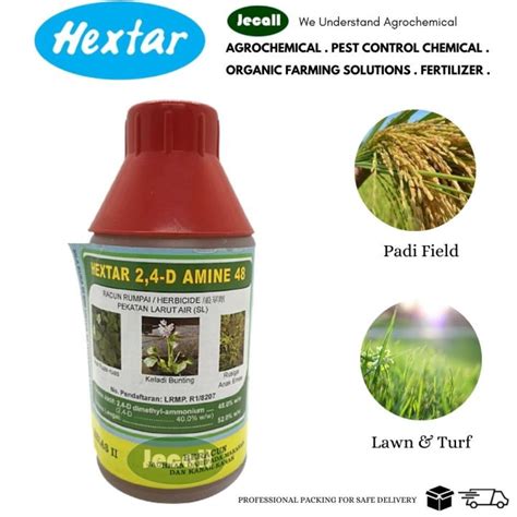 Hextar 2 4 D Amine 48 500ml 2 4 D Dimethyl Ammonium 48 Selective Herbicide Broad Leaf