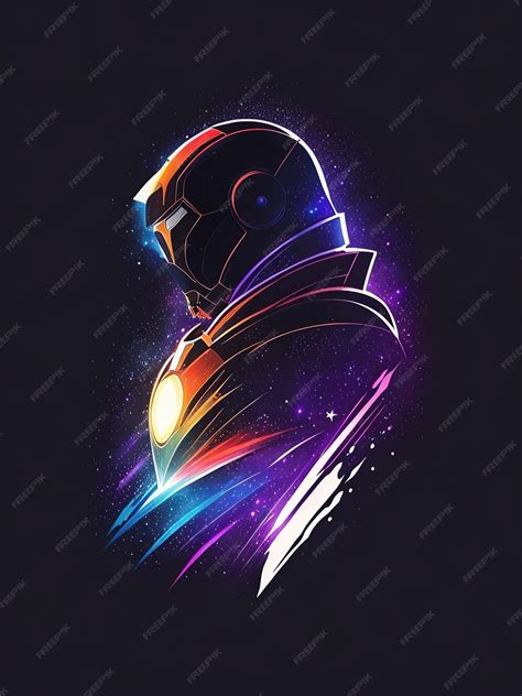 Premium Photo Galactic Heroes Magical Logo Designs