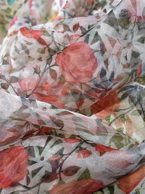 Polyester Digital Printed Organza Fabric Rs 110 Meter Kashish Tex