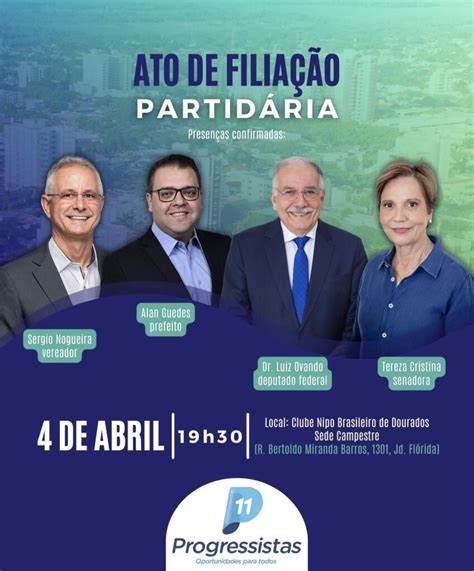 Deputado Federal Dr Luiz Ovando participa do grande ato de filiação