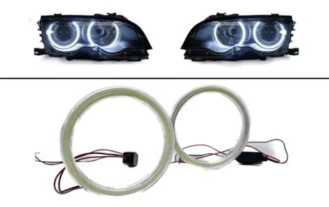 Par Angel Eyes Olho De Anjo Lm Led Branco Drl Forte Cm Mercadolivre