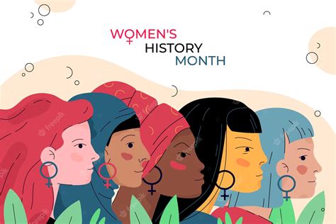 Download Womens History Month Vector Illustration