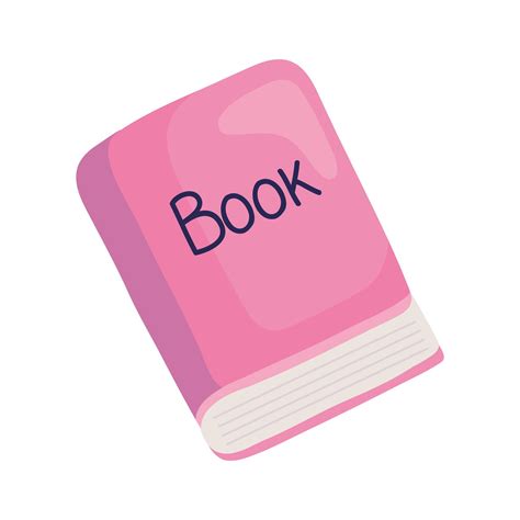 pink book closed 3812674 Vector Art at Vecteezy