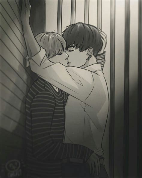 Pin De Ketilyn Oliveira Em Jikook Fanarts Jikook Bts Fanart Yoonmin