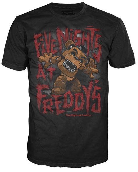 Five Nights At Freddy S Freddy Fazbear Nerdy Tees Gamer Shirt Fnaf