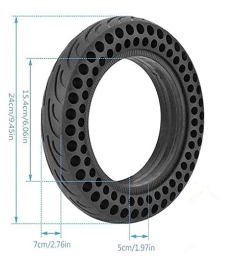 Rueda Maciza Perforada Pulgadas Para Patinete Xiaomi M Essential