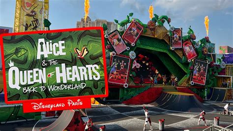 Brand New Disneyland Paris Show Alice The Queen Of Hearts Back To