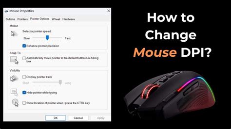 Boost Your Aim How To Change Mouse DPI On Windows Mac