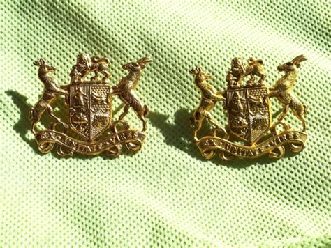 South African Army 2 X Ex Unitate Vires Sa Army Badge With Pins Attached Was Sold For R45 00