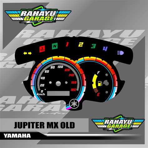 Jual Papan Speedometer Custom Jupiter Mx Putih Panel Spido Meter