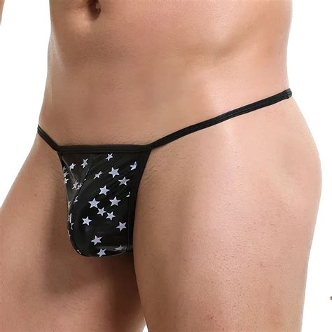 Sexy Gay Jockstrap Underwear Men Thongs And G Strings Cueca Gay Transparent String Homme Slip