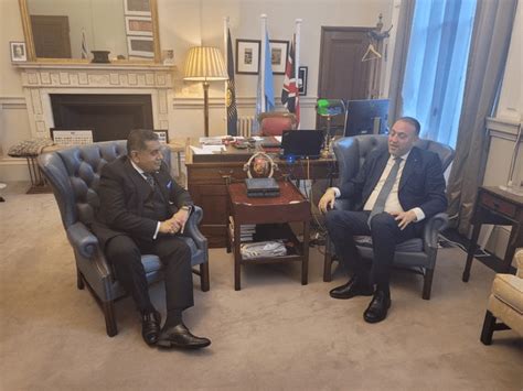 Lord Tariq Ahmad Of Wimbledon Meets Head Of Palestinian Mission The