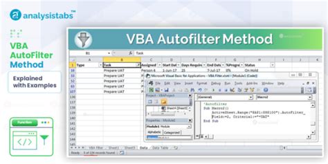 Vba Autofilter Excel Filter Explained With Examples