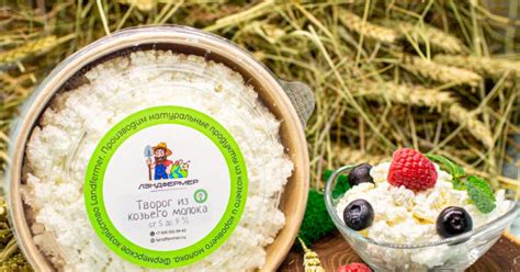 Творог из козьего молока 5%-9% жирности купить с доставкой по Москве ...