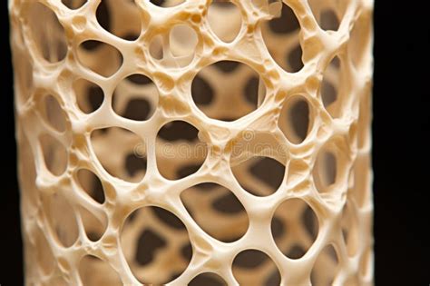 Bone Tissue Human Skeleton Under Microscope Cells Structure Medical