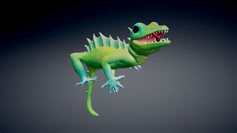 Gecko 3d Model By Aline Bélot Alinebelot 1d96502 Sketchfab