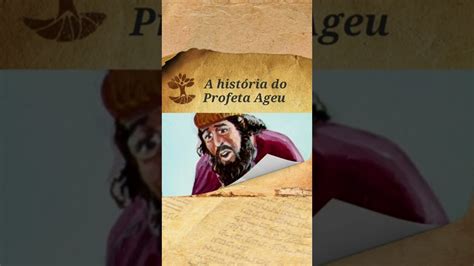 A HISTÓRIA do PROFETA AGEU Reconstrução do TEMPLO shorts Estudo