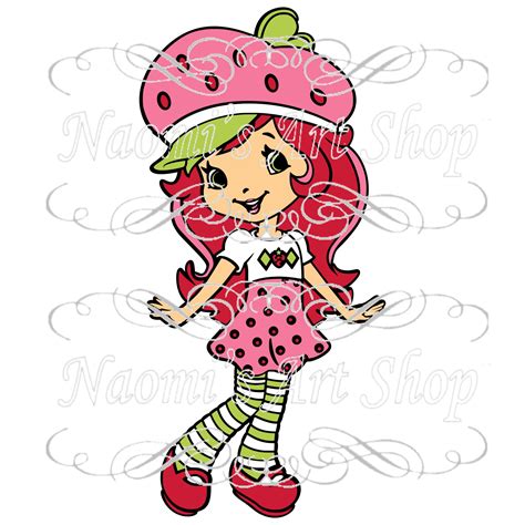 Strawberry Shortcake SVG, PNG, JPG | Inspire Uplift