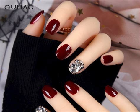 Tuyển Chọn 200 Mẫu Nails đỏ Mận được Yêu Thích Nhất