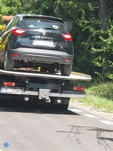 Niebezpieczna sytuacja na drodze wojewódzkiej bilgorajska pl