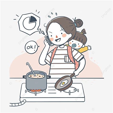 Stressed Mom Clipart Png