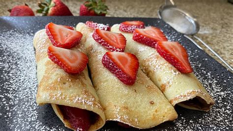 Como Hacer Crepas Con Nutella Y Fresas Receta F Cil Qu Hago De