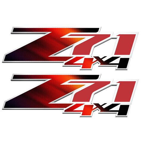 Z71 Decal Silverado Stickers Chevy Road Emblem Hd Replacement Side