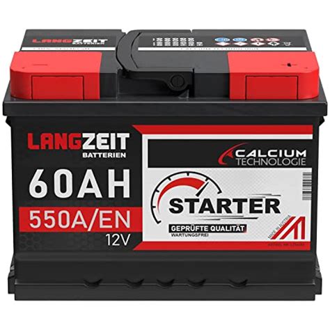 autobatterie 12v 60ah - TEST und Erfahrungen
