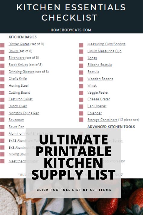 Kitchen Items List Dandk Organizer