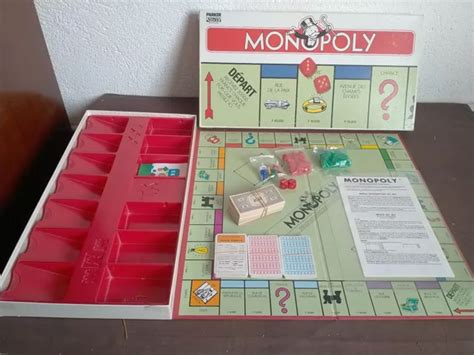 JEU DE SOCIÉTÉ Monopoly Vintage En Francs Parker BE complet livraison