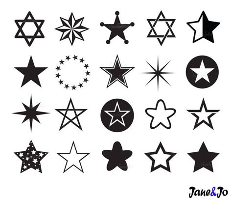 Star Svg Star Clipart Star Svg Dxf Png Pdf Eps Star Digital