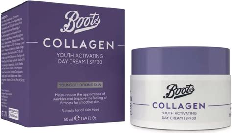 Boots Collagen Day Cream Spf30 50ml Uk Beauty