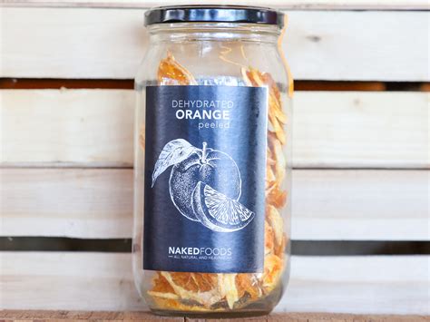 Orange Peeled Jar Naked Foods Made By Nature