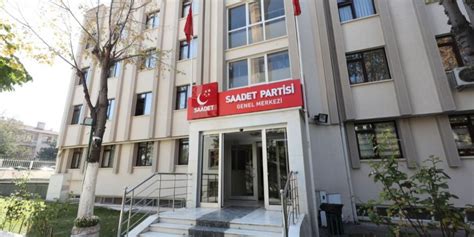 Saadet Partisi Nden Genel Merkez Hamlesi