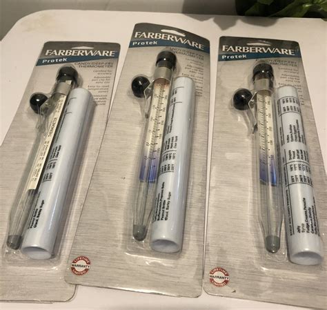 New Farberware Protek Candydeep Fry Thermometer Lot Of 3 Ebay