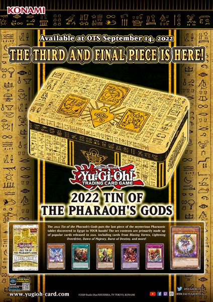 YuGiOh Tin Of The Pharaohs Gods 2022 Before You Buy Review Sleeve No