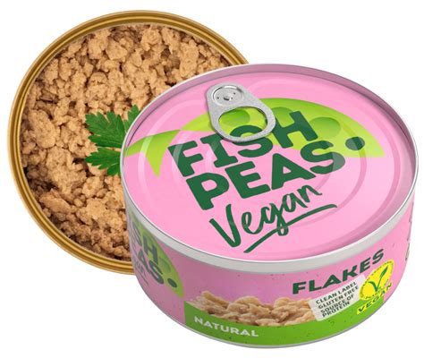 Vegan Flakes Natural Fish Peas