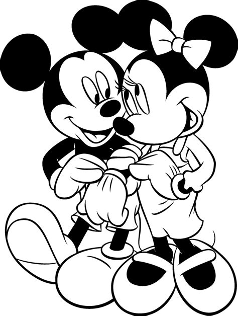 Minnie Para Colorear Pintar E Imprimir