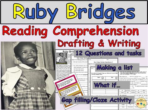 Ruby Bridges Reading Comprehension Worksheet Ruby Bridges Reading