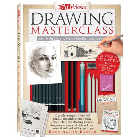 Hinkler Art Maker Drawing Masterclass Kit Wilko