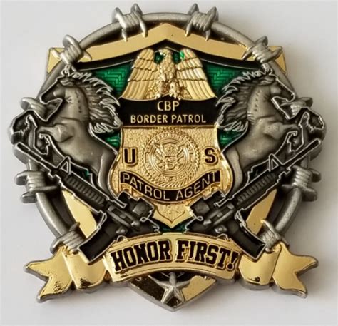 Cbp Customs And Border Patrol Agent Commemorating 90 Years Of Protecting Borders Ebay