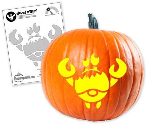 Crab Friend Pumpkin Carving Stencil Pumpkin Hq