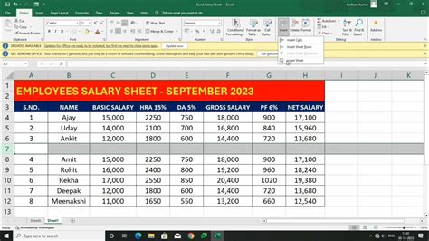 Insert And Delete Sheet Rows Column In Excel How To Insert Rows And