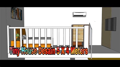 Desain Tiny House X Meters Desain Rumah Compact Mezzanine D