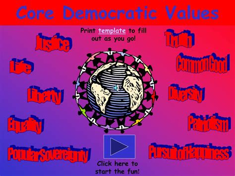 Ppt Core Democratic Values Powerpoint Presentation Free Download